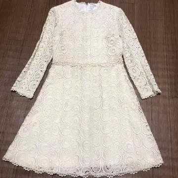 루시안 전체 레이스 원피스 쇼와 레트로