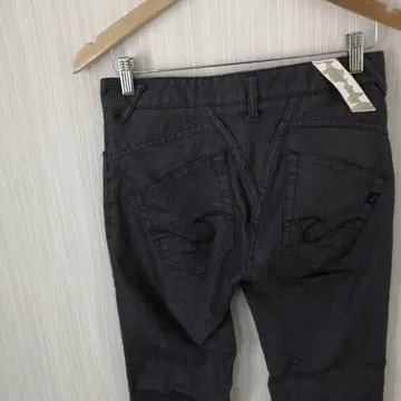 커스텀 컬쳐 데님 팬츠 컬러 데님 보라색 남성용
