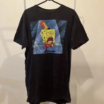 SpongeBob 블랙 T셔츠 L 사이즈 2매 세트