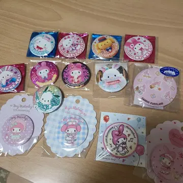 산리오 캔뱃지 마이멜로디  포함 묶음 판매