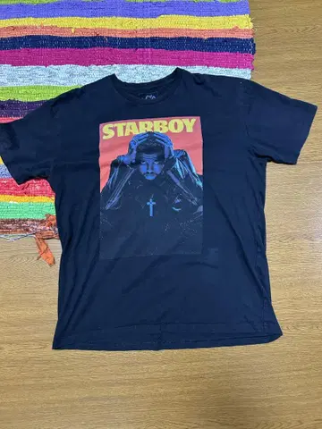 The Weeknd "Starboy" 티셔츠 XL 사이즈 위켄드