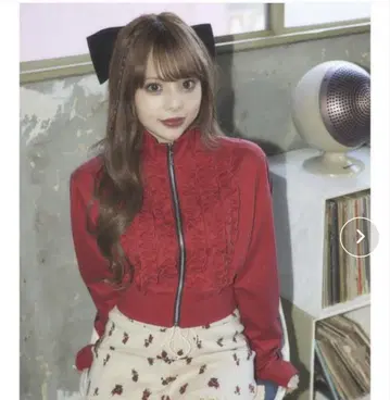 [ jouetie x HTH ] 프릴 플라워 니트 팬츠