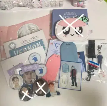 SEVENTEEN 버논 굿즈 묶음 판매 네임 와펜 캔뱃지