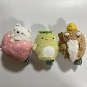스미코구라시 컬렉션 10주년 타임캡슐 손바닥 봉제인형 3종 세트