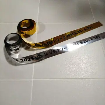 컬러풀 피치 카라피치 파라다이스 테이프 금, 은