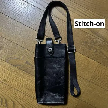 Stitch-on 스티치 온 스마트폰 숄더 지갑 파우치 가죽