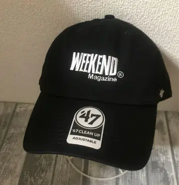 WEEKEND 매거진 블랙 캡