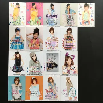 5716 Berryz 공방 나츠야키 미야비 브로마이드 17장 세트