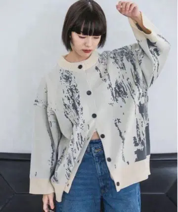 JEANASIS 지나시스 12G 스폰디쉬 모듬 크루 가디건