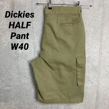 디키즈 카고 팬츠 카키 치노 팬츠 하프 팬츠 W40