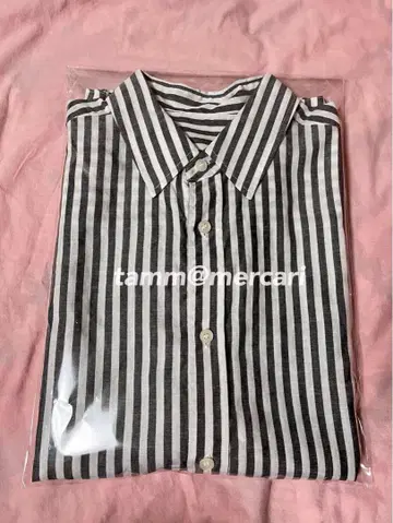 Spick and Span 린넨 블렌드 프렌치 헴 개더 셔츠