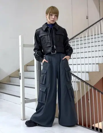 HARE 2way 와이드 카고 팬츠