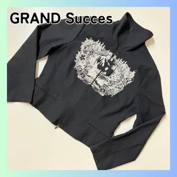 새상품급 GRAND Succes 블랙 집업 자켓