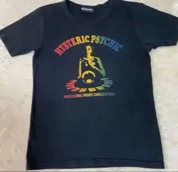 HYSTERIC PSYCHIC 티셔츠 블랙