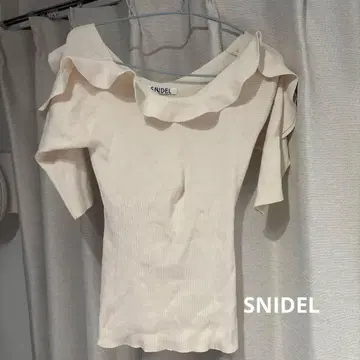 SNIDEL 스나이델 반팔 니트