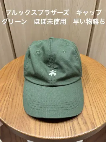 컨디션 최상 브룩스브라더스 캡 그린 거의 미사용 자수 완판템