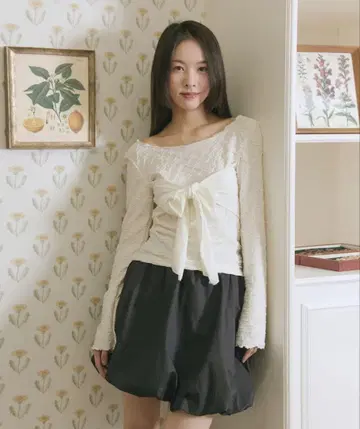 margarine fingers 롱 슬리브 오프숄더 MUSINSA