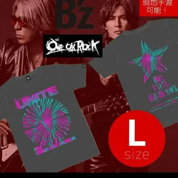 B'z UNITE #02 콜라보 티셔츠 원오크 L 사이즈 29일 한정품