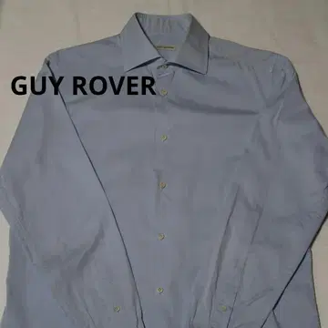 GUY ROVER 가이 로버 와이셔츠 블루 긴팔 익명 배송