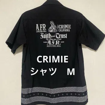CRIMIE 클라이미 반팔 셔츠 백 프린트