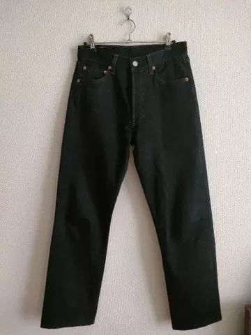 리바이스 LEVI'S 501XX 2000s USA 제작 블랙 데님 팬츠