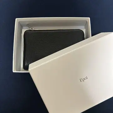Epoi 블랙 엠보 가죽 프래그먼트 케이스