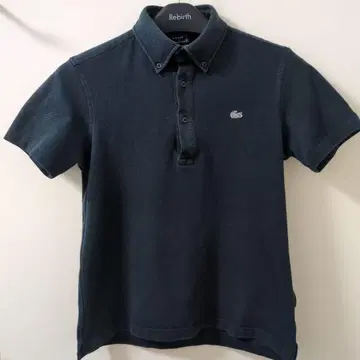 LACOSTE 피케 셔츠 블랙 사이즈 3
