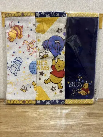 디즈니 미니 타월 3매 푸