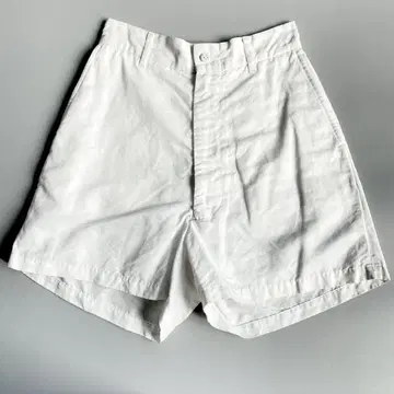 컨디션 최상 매디슨 블루 코튼 린넨 숏 팬츠 하이 웨스트 XS