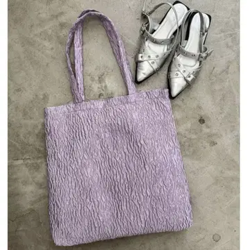 MURUA mumu 로고 토트백 퍼플