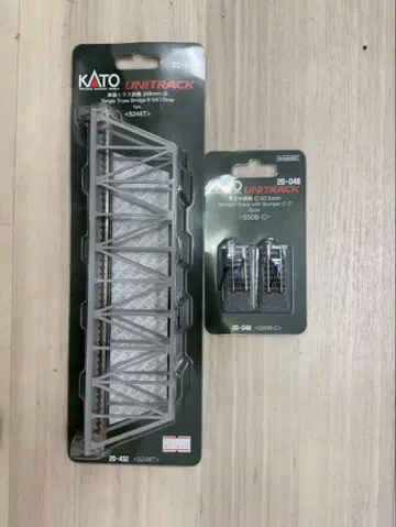 미개봉 KATO 철교 차량 정지 레일 세트