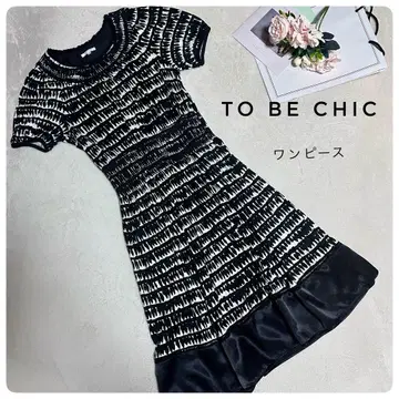 [새상품급] TO BE CHIC 투 비 시크 모노톤 원피스 38 M