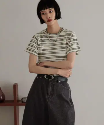 LOWRYS FARM 플라이 치비 티셔츠 SS 111954
