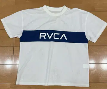 RVCA 루카 화이트 메쉬 티셔츠