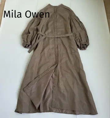 Mila Owen 린넨 블렌드 셔츠 원피스 린넨 면