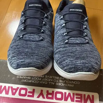 SKECHERS 스케쳐스 MEMORY FOAM 네이비 25.0cm