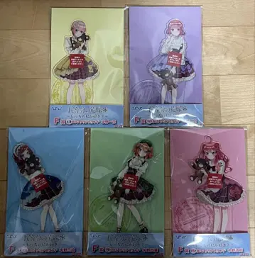 히코쿠지 5등분의 신부 BIG 클리어 스탠드 컴프 묶음 판매