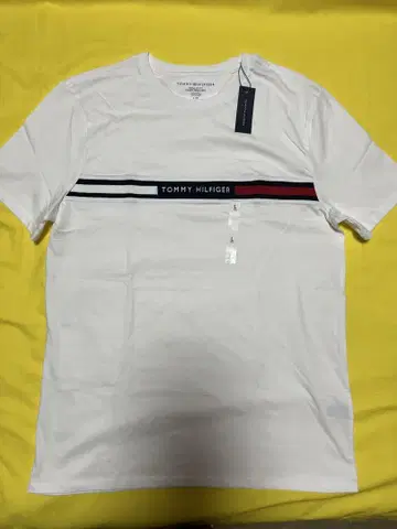 TOMMY HILFIGER 화이트 티셔츠 L (US) 새상품