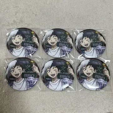 Dr.STONE BBQ 캔뱃지 아사기리 겐 6개