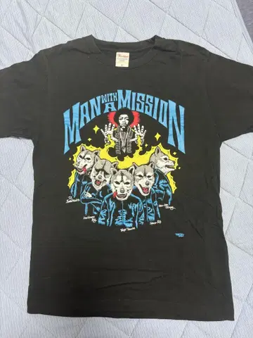 MAN WITH A MISSION 티셔츠 S 사이즈