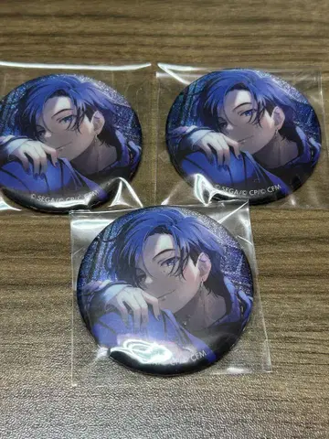프로세카 KAITO 글리터 캔뱃지 3개