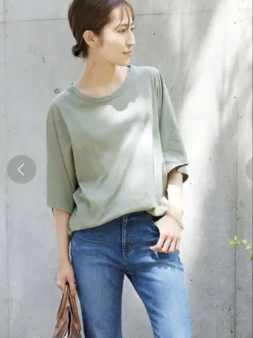framework 프레임워크 뉘앙스 TEE 티셔츠 그린