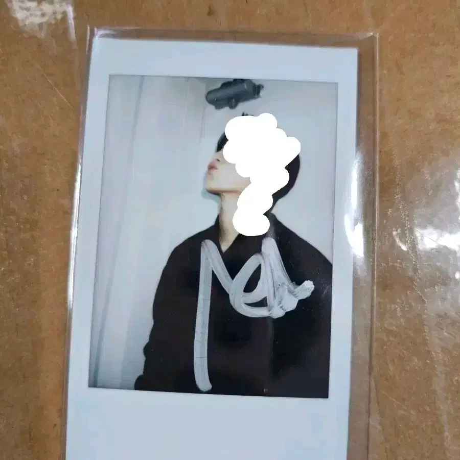 Ateez Choi San Signed Polaroid | Bunjang Global