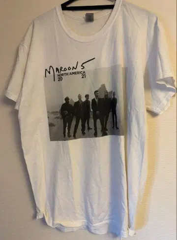 Maroon 5 북미 투어 티셔츠 L 사이즈