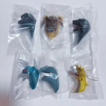 제일복권 고질라 대괴수열전G G상 몬스터 헤드 마그넷 6종 컴플