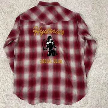 HYSTERIC GLAMOUR SOCIAL CLUB 자수 웨스턴 셔츠