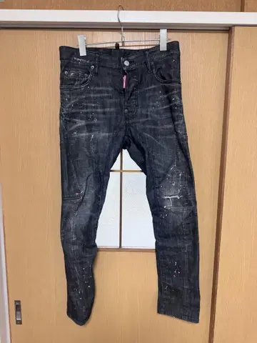 정가 12만 DSQUARED2 디스퀘어드 바이커 데님 팬츠 42