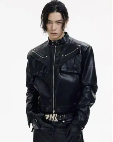 PEOPLESTYLE 가죽 자켓