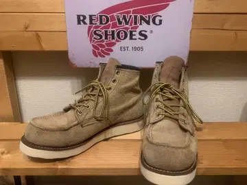 레드윙 끈 및 밑창 교환 완료 8E 스웨이드 모크토 Redwing