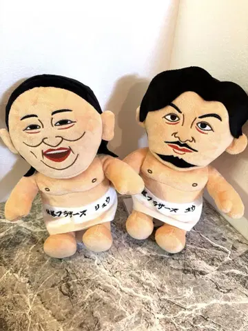 체격 브라더스 M 봉제 인형 류 유 총 2종 세트
